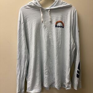 Roots Rainbow Paddle Logo Lightweight Hoodie XXL